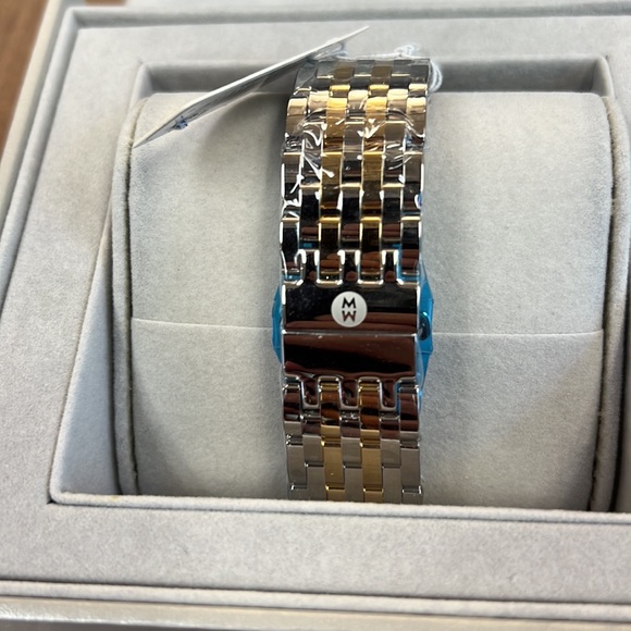 Michele Two-Tone Women's Watch - Picture 3 of 8